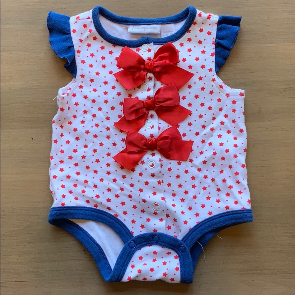 Patriotic 0-3 mo onesie!